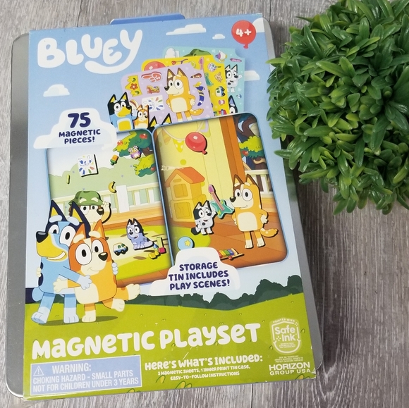 Bluey Other - Bluey Magnetic Playset